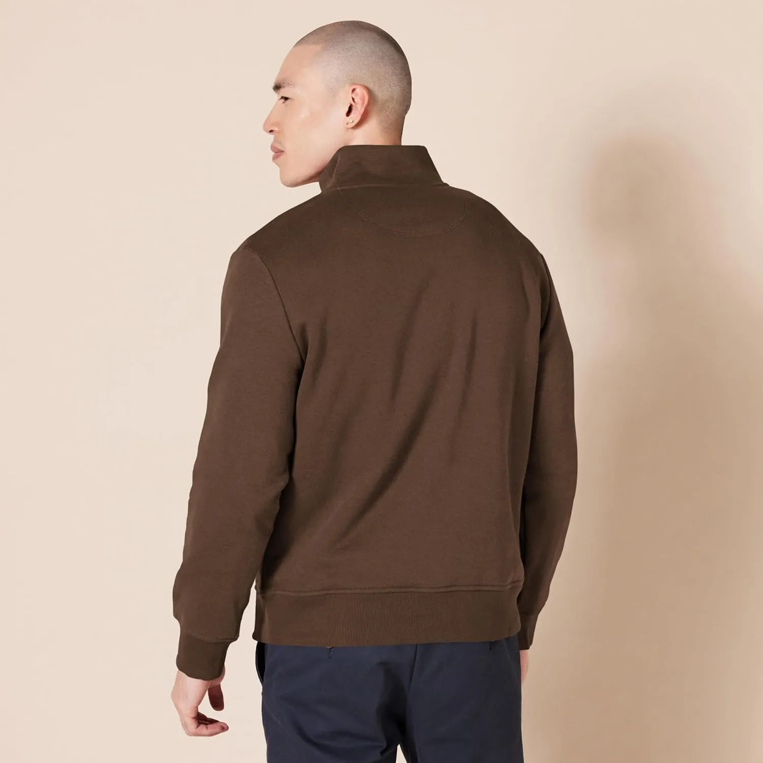 Amazon Essentials Men's Long-Sleeve Quarter-Zip Pullover Fleece Sweatshirt