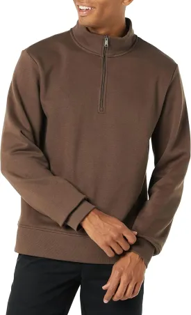 Amazon Essentials Men's Long-Sleeve Quarter-Zip Pullover Fleece Sweatshirt