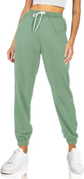 AUTOMET Women's Cinch Bottom Sweatpants Athletic Joggers Lounge Pants with Pockets
