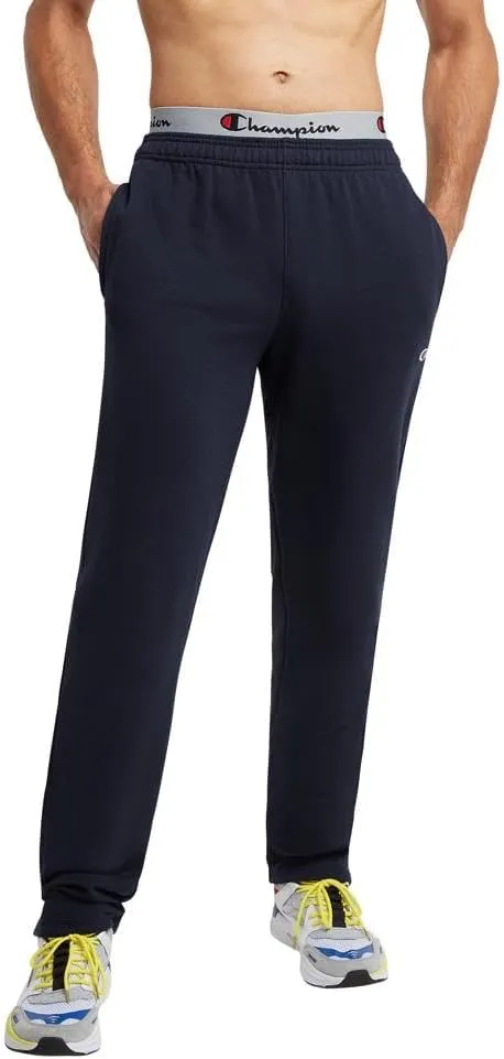 Champion Men's Sweatpants, Powerblend, Fleece, Open-bottom Sweatpants (Reg. Or Big & Tall)