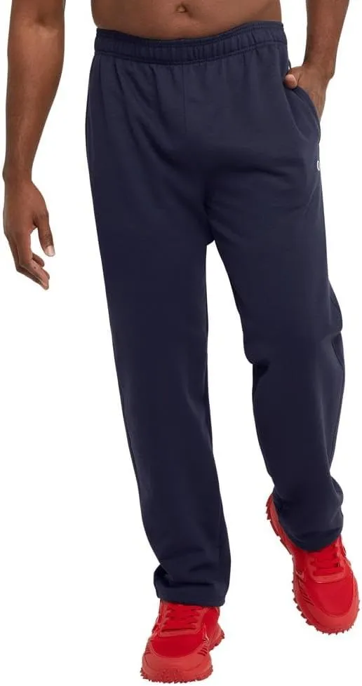 Champion Men's Sweatpants, Powerblend, Fleece, Open-bottom Sweatpants (Reg. Or Big & Tall)