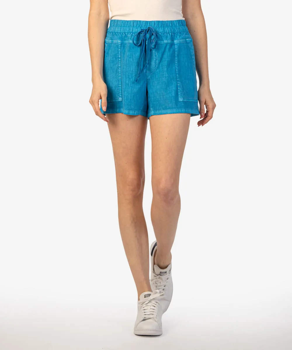 Christina Drawcord Linen Short - Final Sale