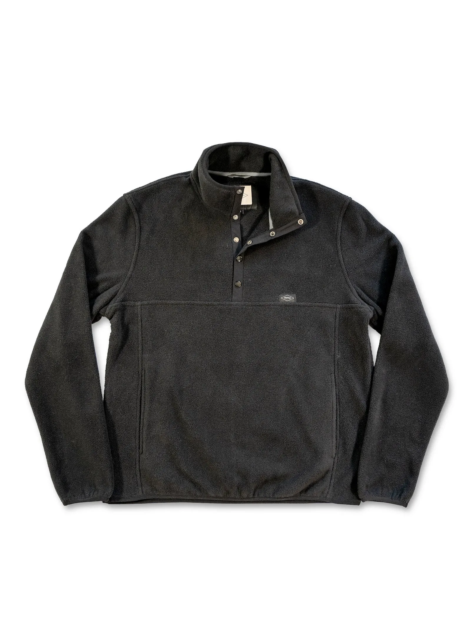 Cobblestone Fleece Pullover Black