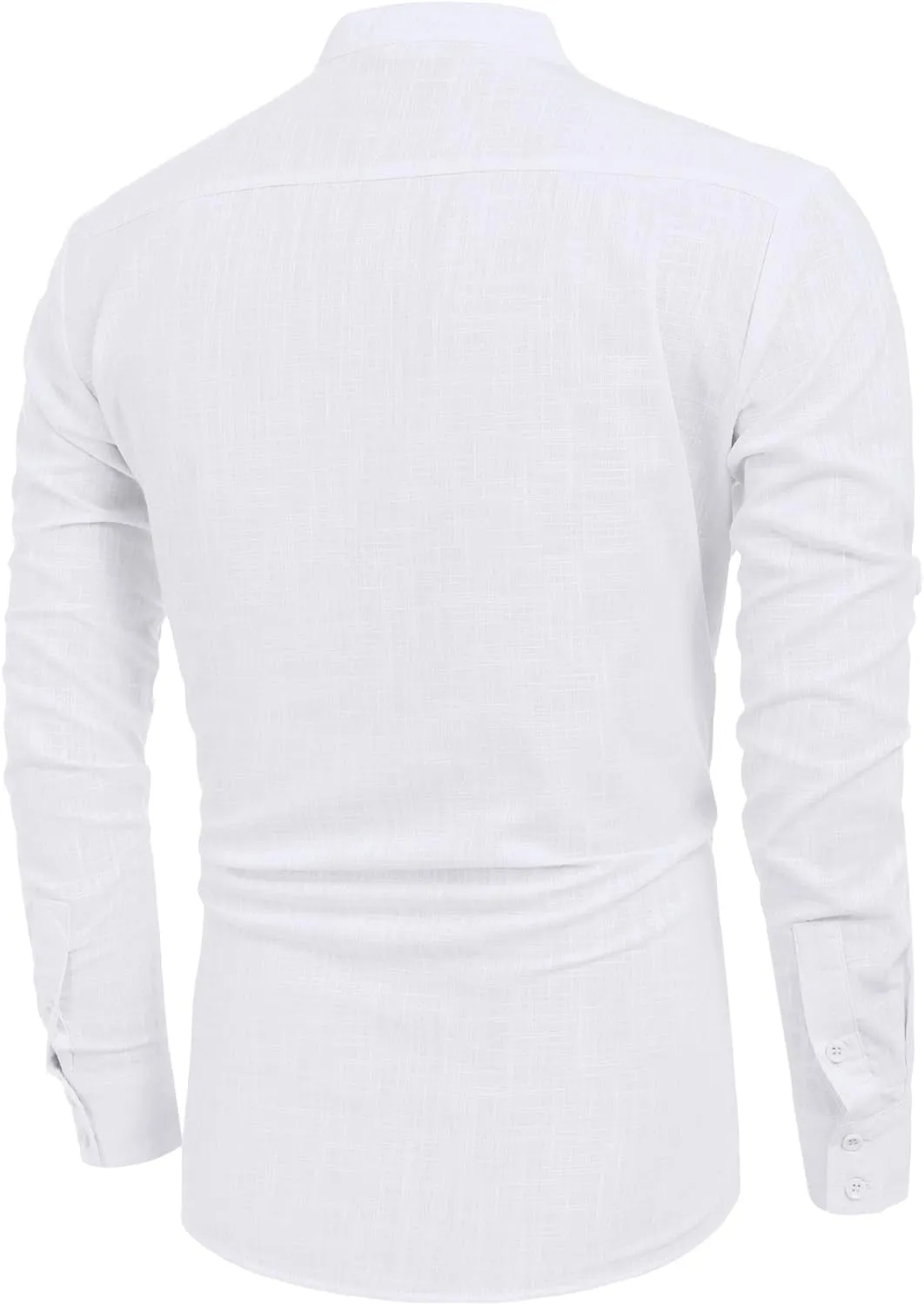 COOFANDY Men'S Cotton Henley Shirt Long Sleeve Hippie Casual Beach T Shirts