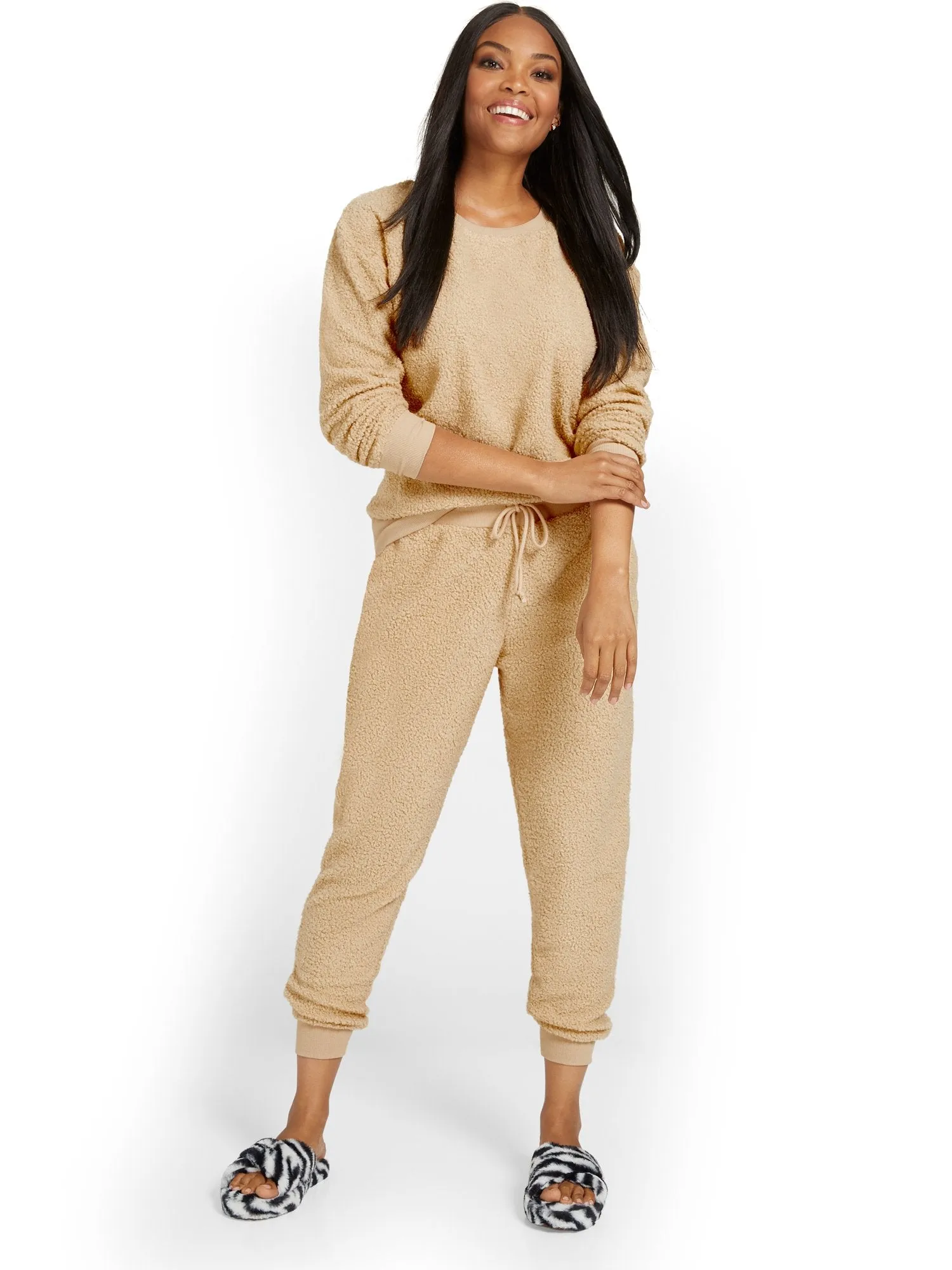 Cozy Teddy Jogger Pant