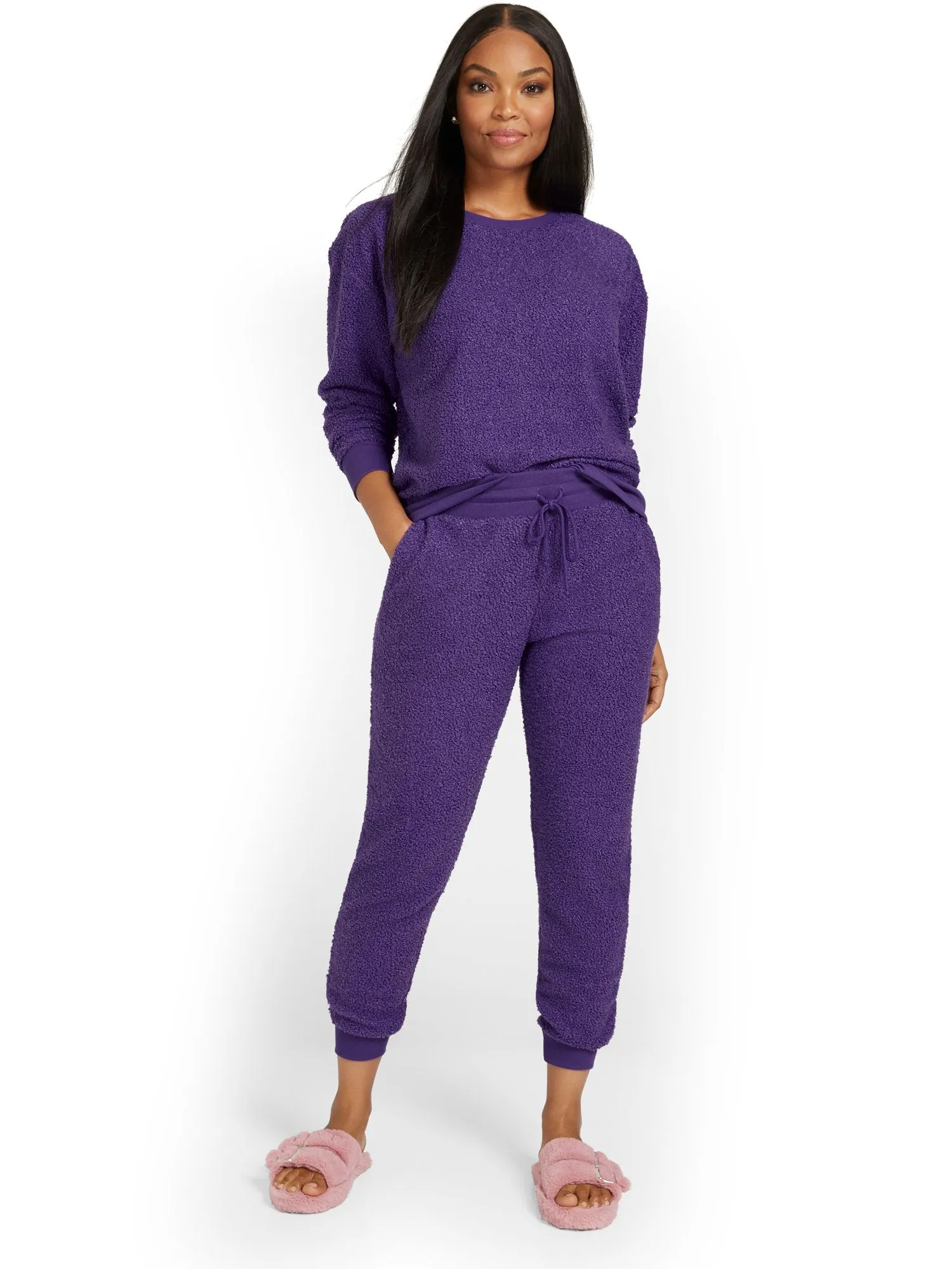 Cozy Teddy Jogger Pant