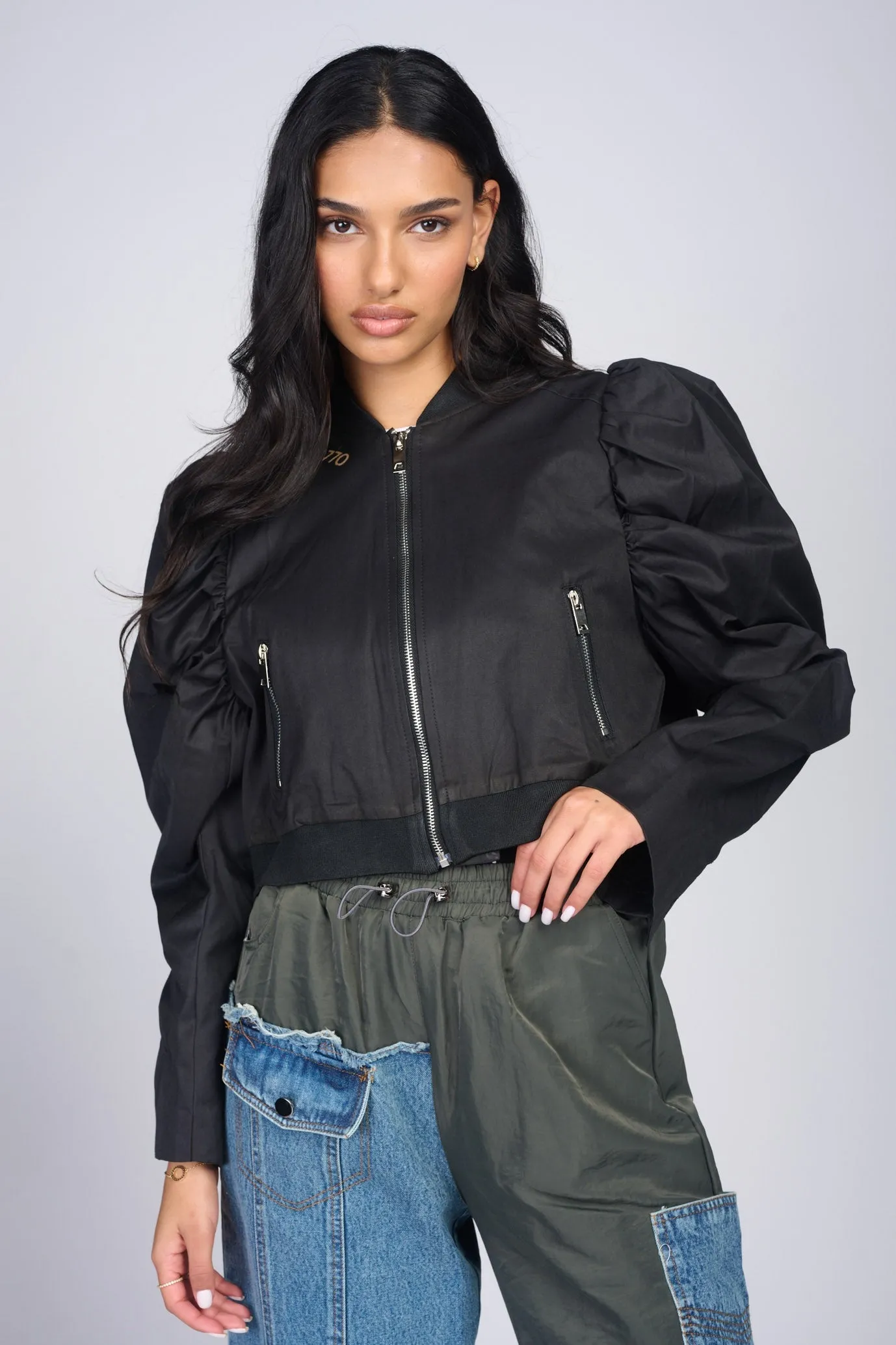 Cropped bomber jacket | ANGEL 770 JACKET