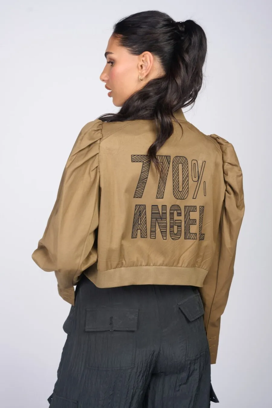 Cropped bomber jacket | ANGEL 770 JACKET