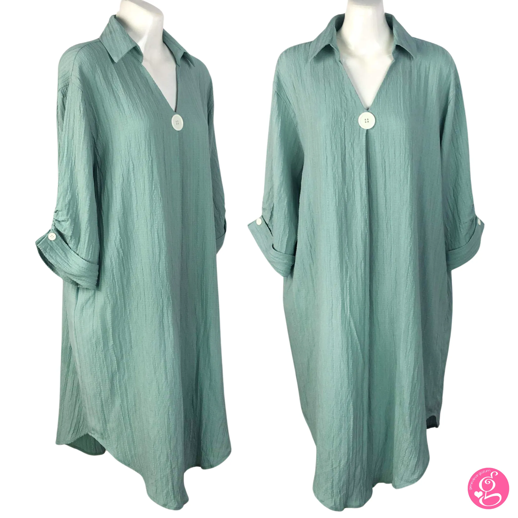 Fancy Crepe Easy Shirt Figure Friendly