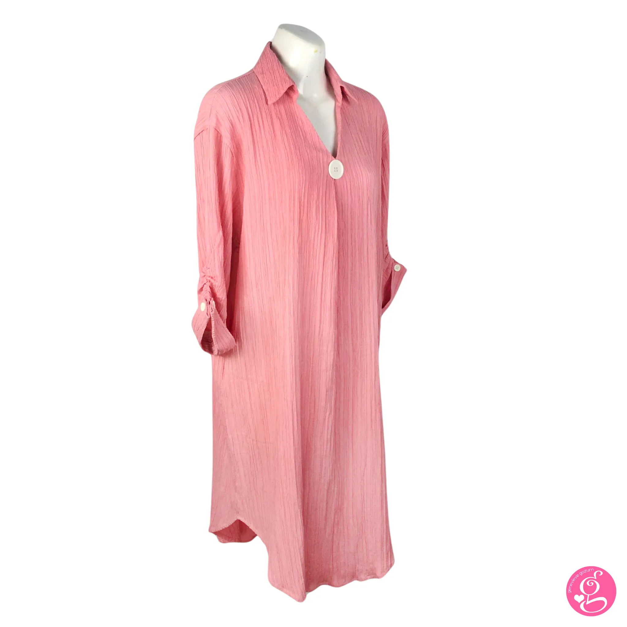 Fancy Crepe Easy Shirt Figure Friendly