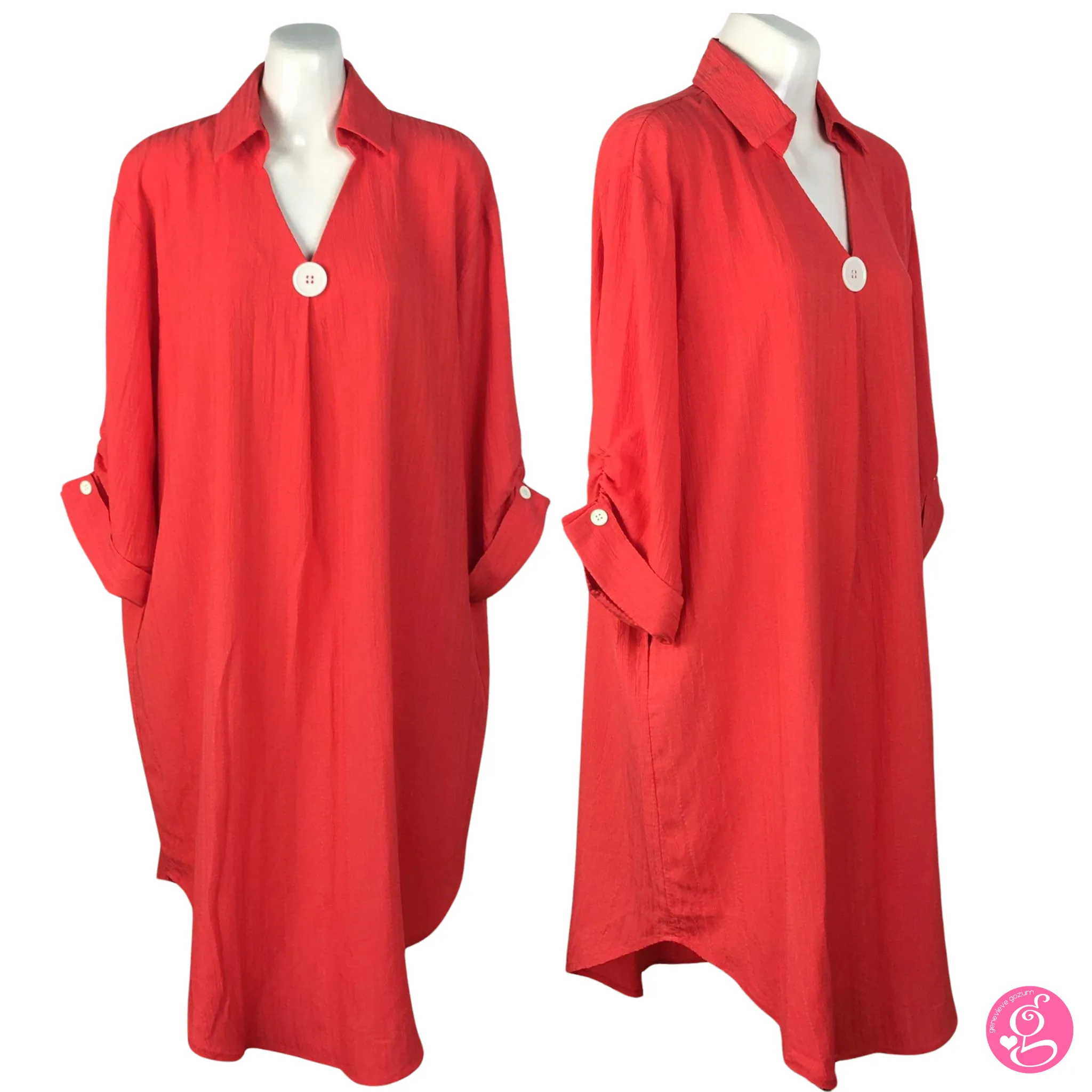Fancy Crepe Easy Shirt Figure Friendly