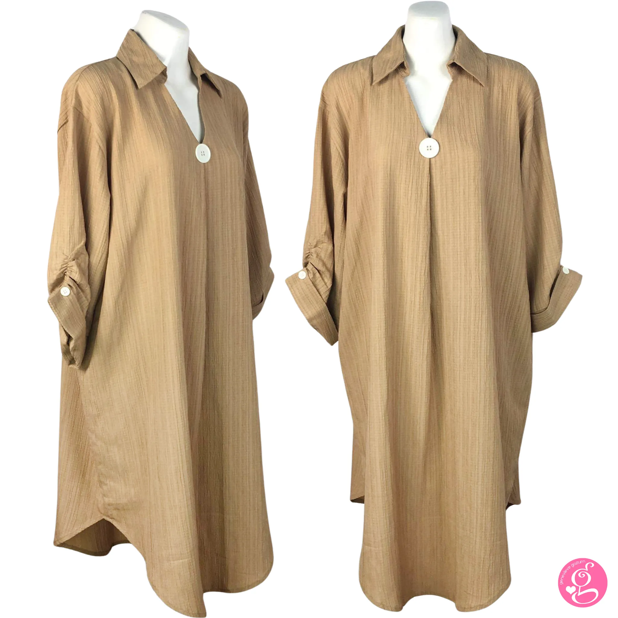 Fancy Crepe Easy Shirt Figure Friendly