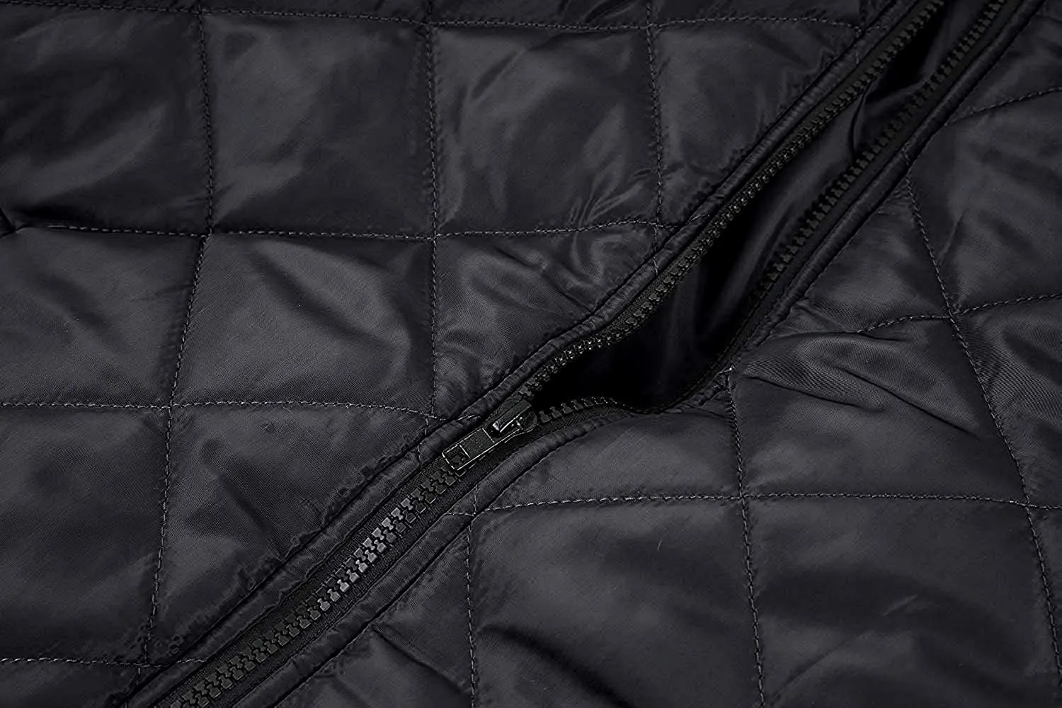 Gafeng Mens Flight Bomber Diamond Quilted Jacket Lightweight Varsity Jackets Winter Warm Padded Coats Outwear