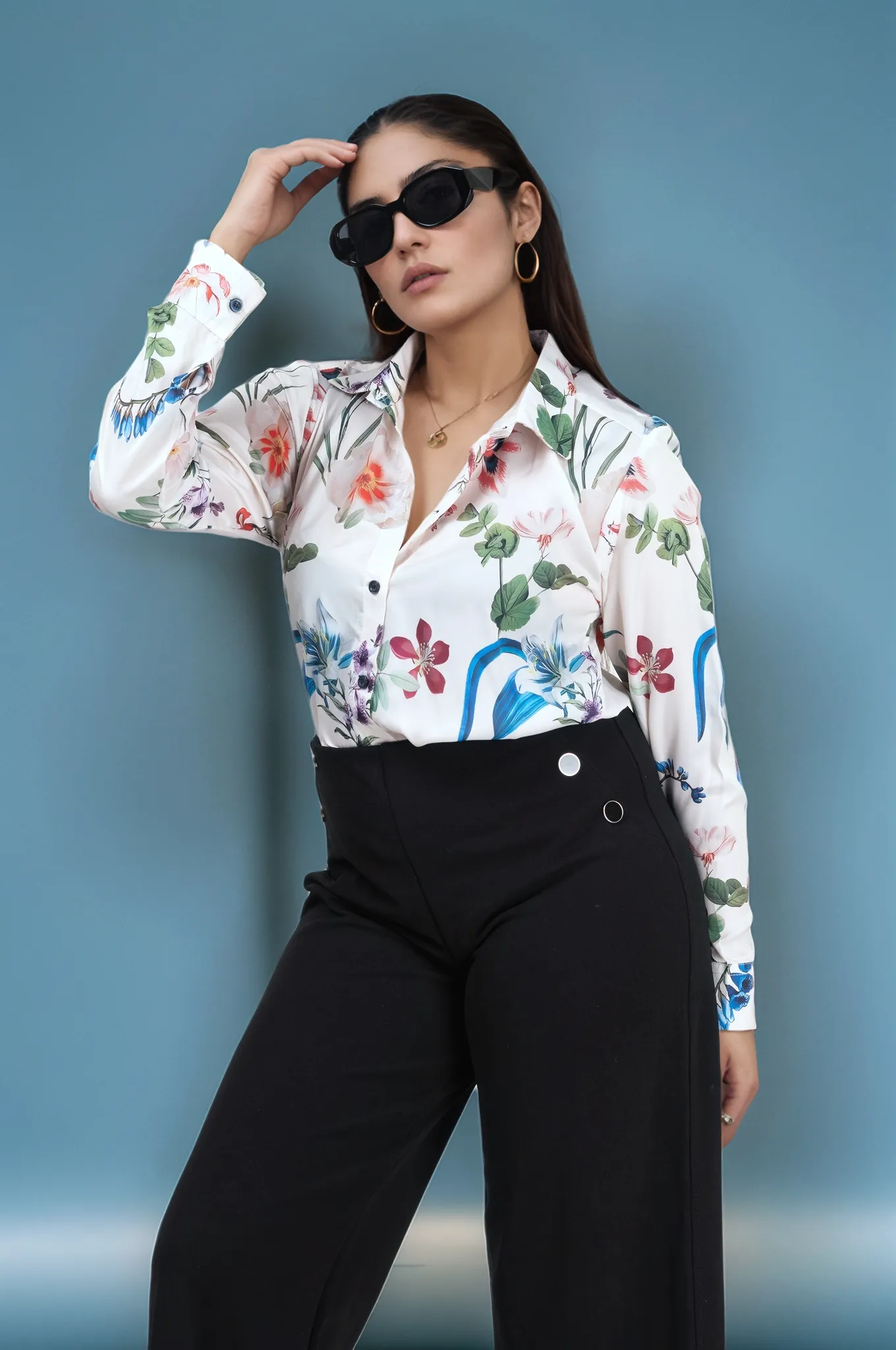 Garden of Eden Satin Shirt