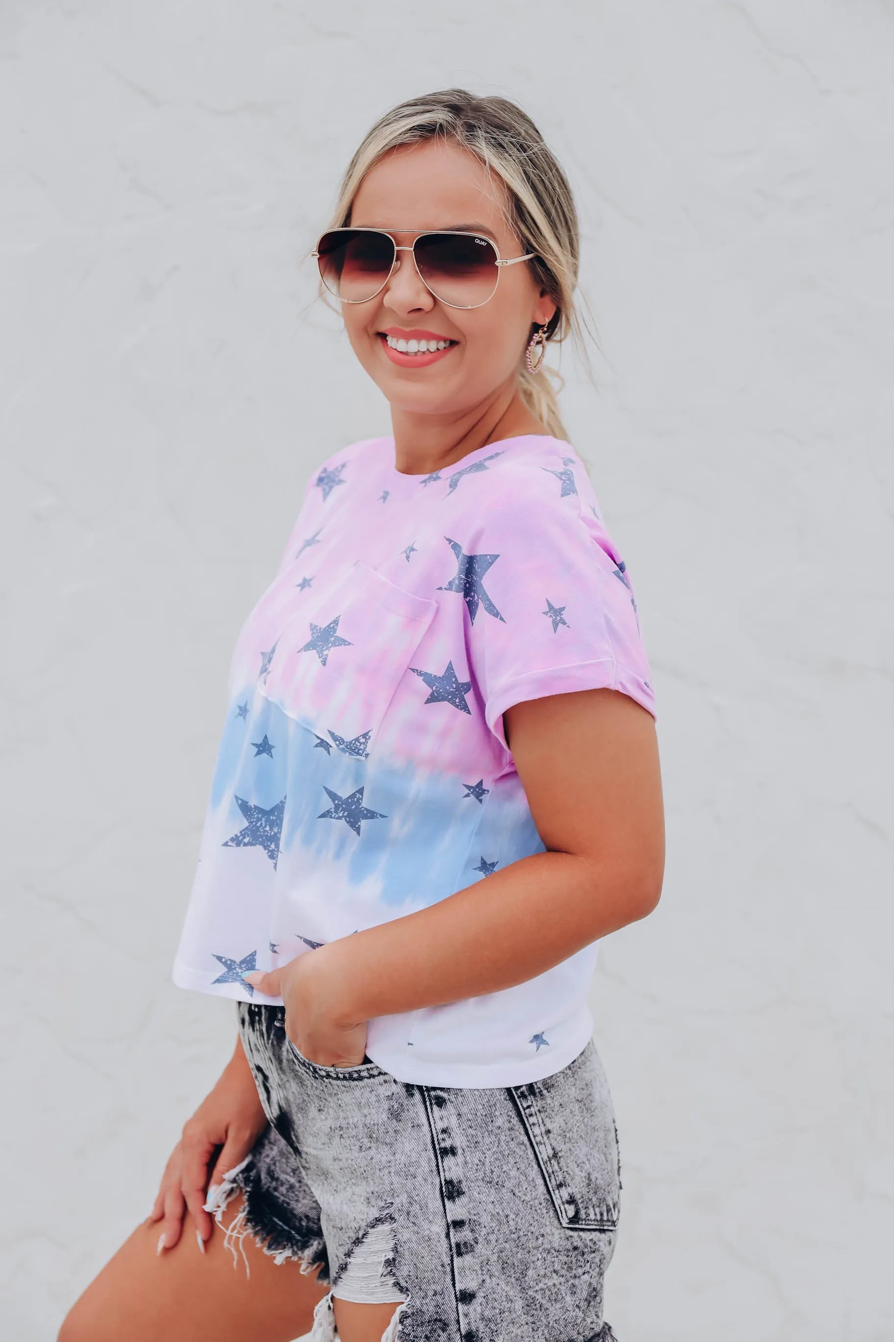 Gia Dip Dye Crop Top