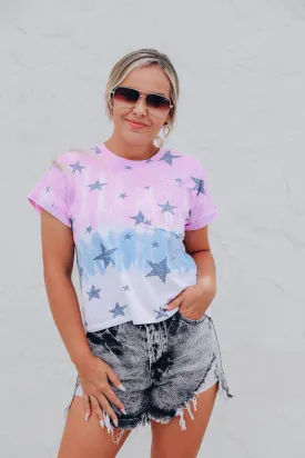 Gia Dip Dye Crop Top