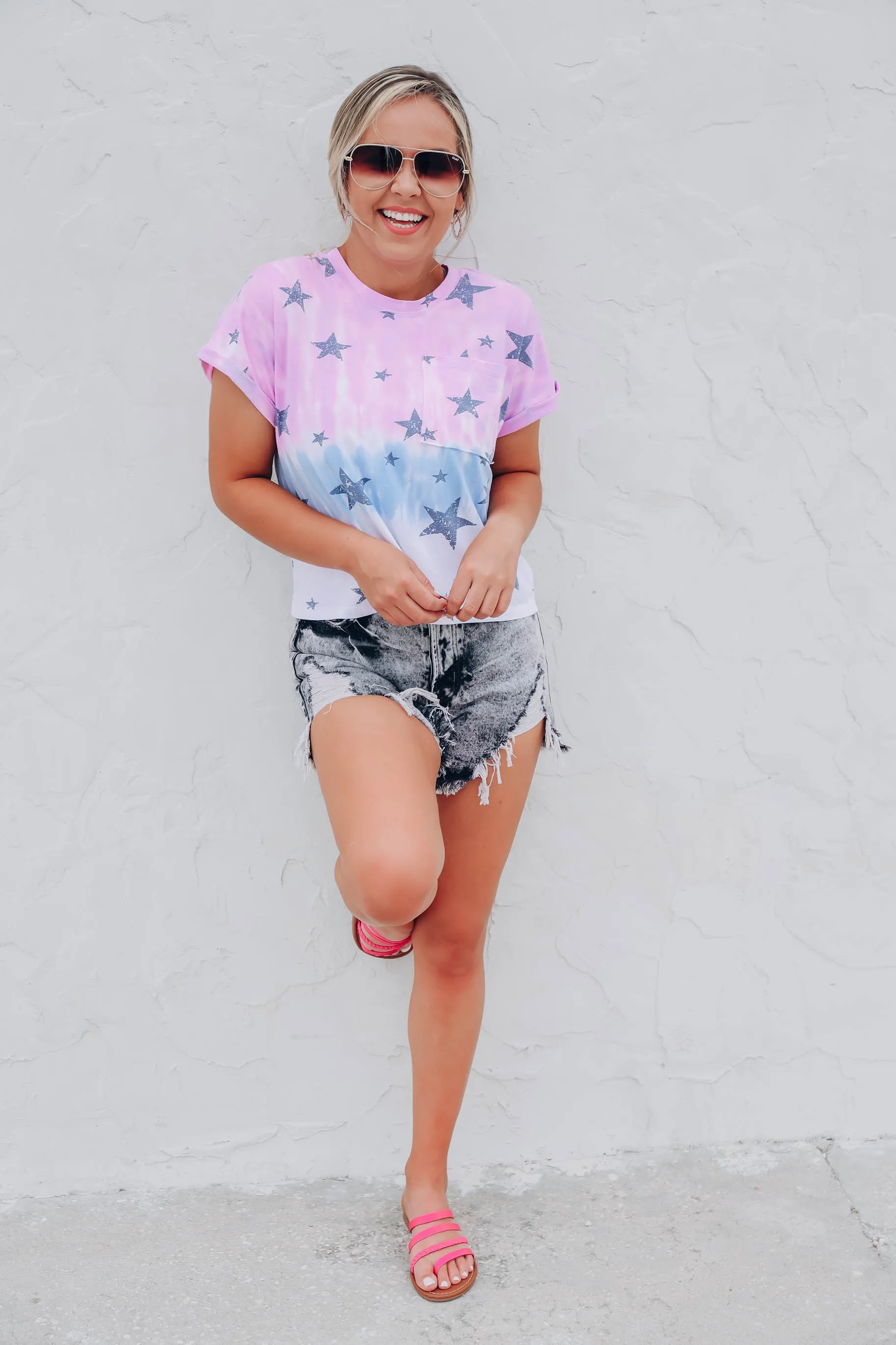 Gia Dip Dye Crop Top