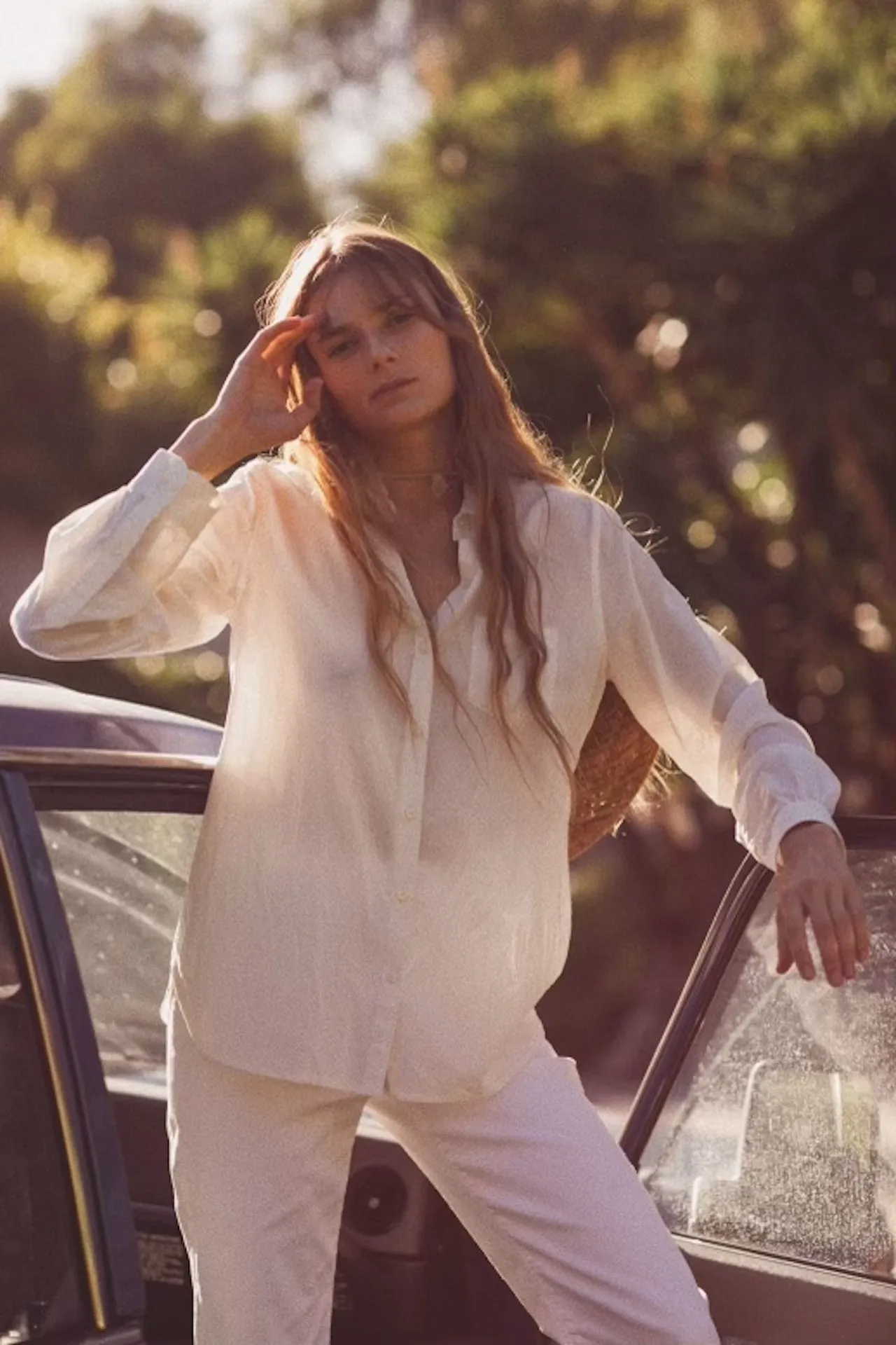 Grace Classic Shirt Antique White