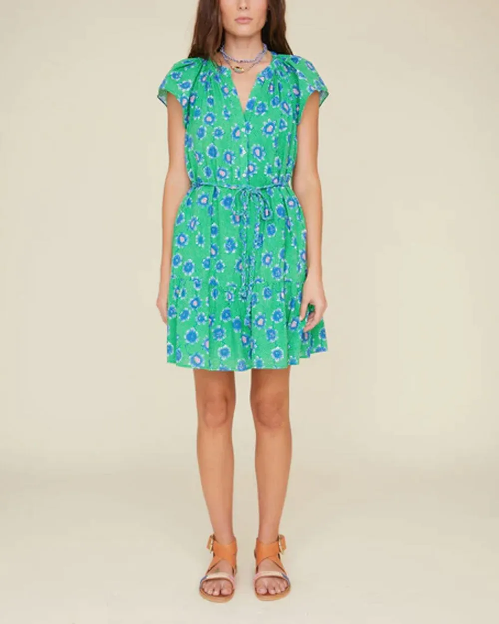 Green Poppy Jude Dress