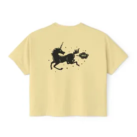 Happens to the Best of Us - Semi-Crop Boxy Tee - Women's