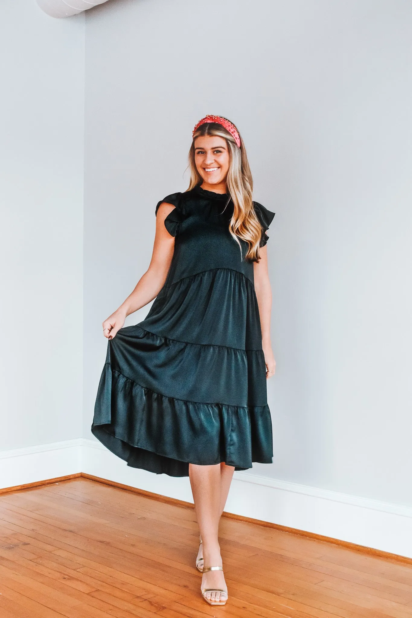 Keep It Classy Tiered Midi Dress