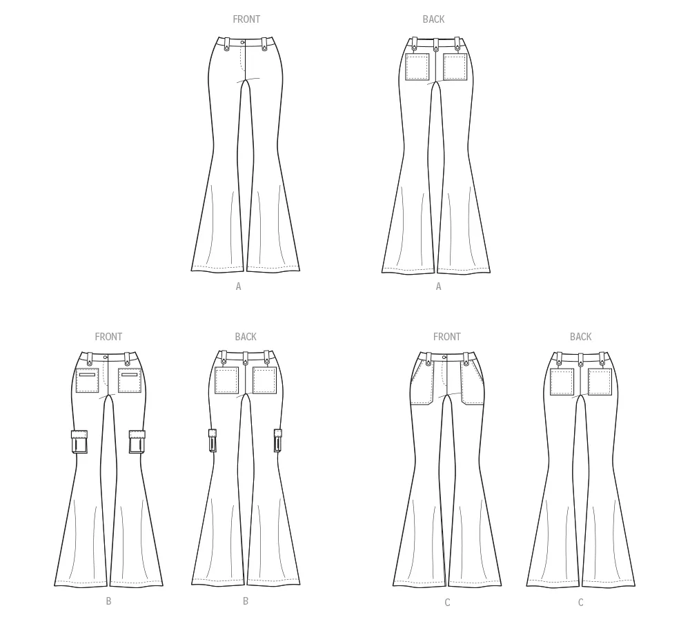 McCall's sewing pattern 8531 Misses' Trousers