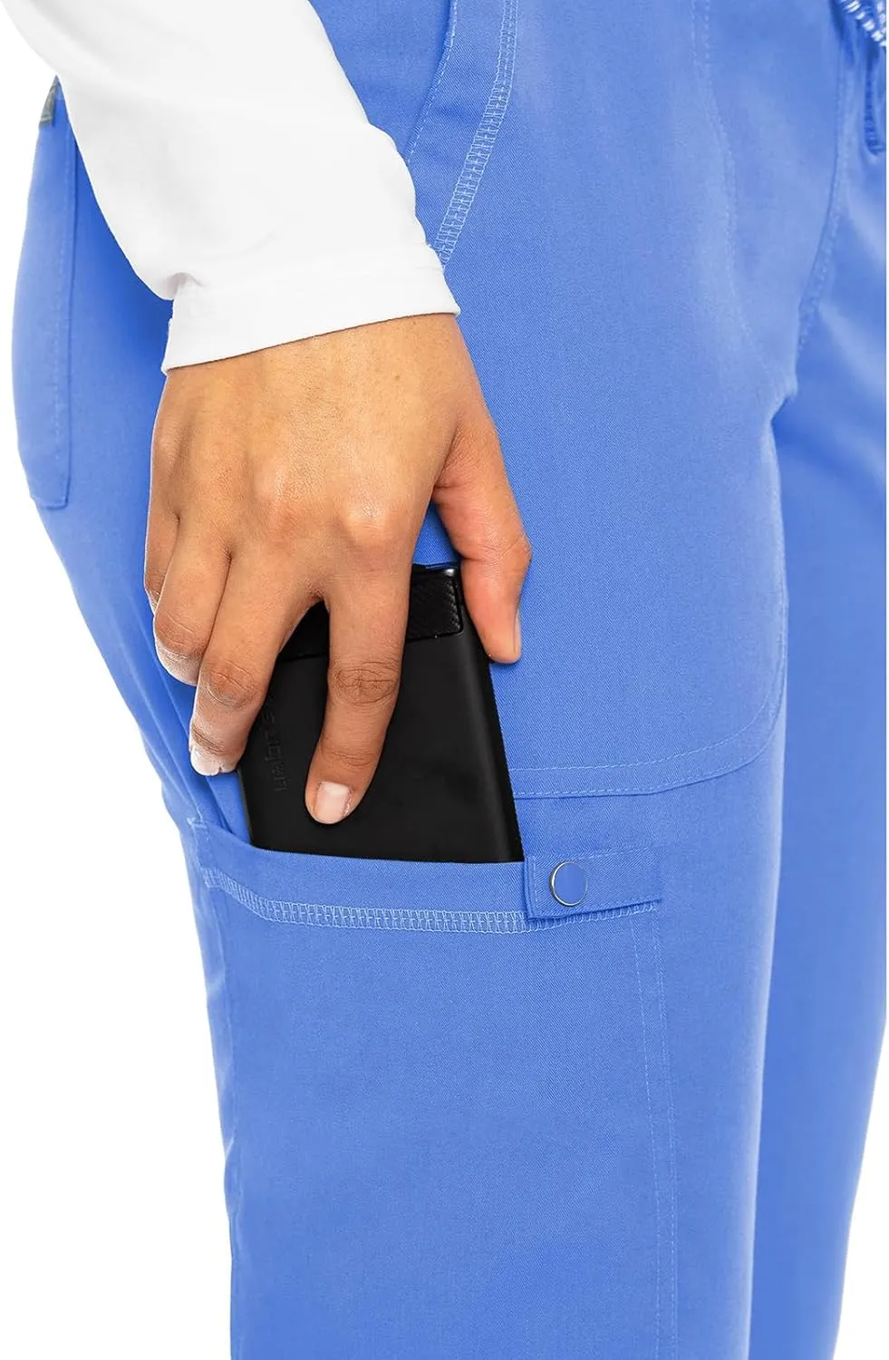 Med Couture Scrub Pants for Women Jogger Pant with 5 Pockets, Lightweight, Ultra Soft, 2-Way Stretch Fabric - MC7710
