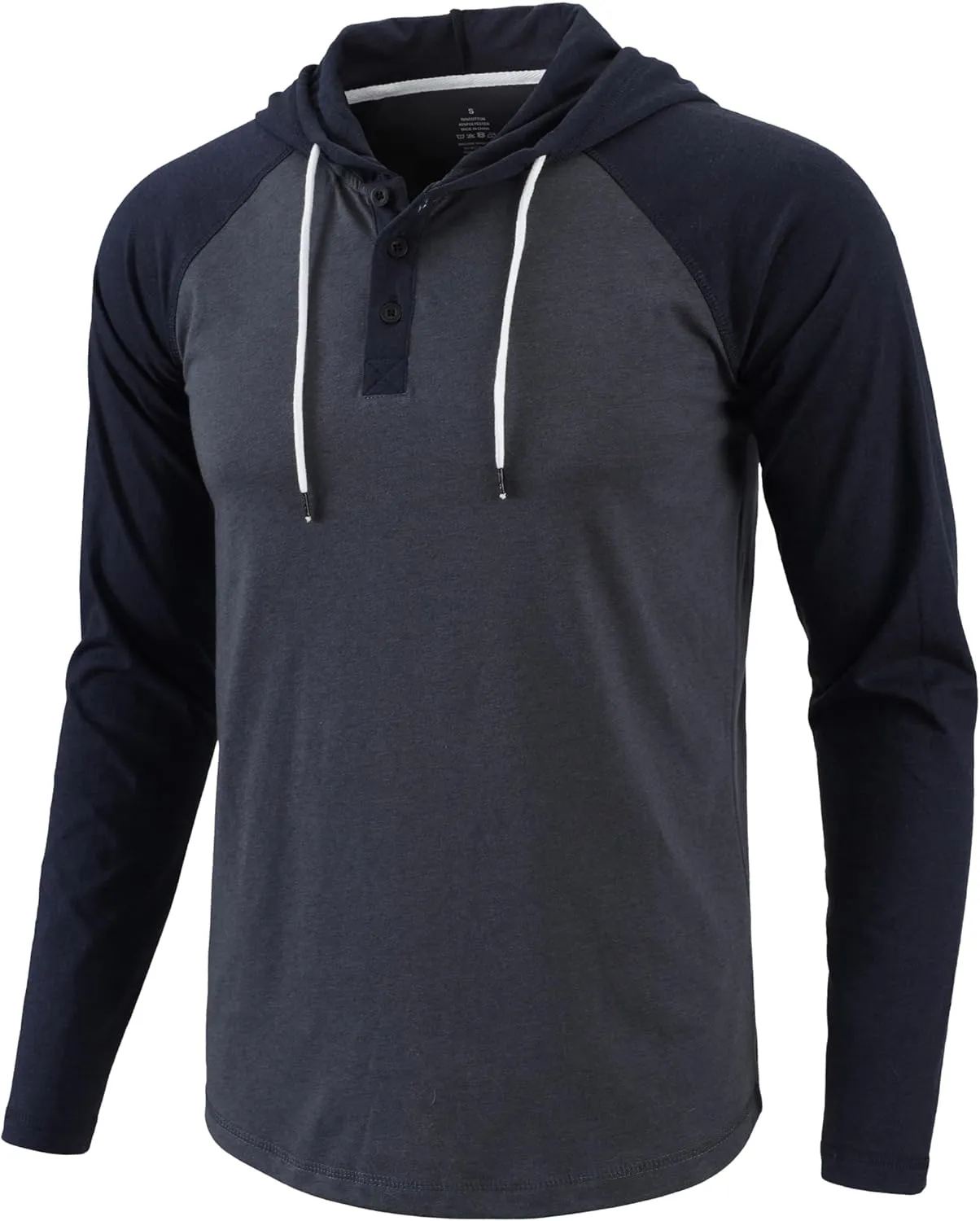 Mens Hoodies Shirt Casual Athletic Workout Fashion Hooded Lightweight Jersey Sweatshirt Long Sleeve with Drawstring