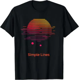 Minimalist Art  Simple Lines and Abstract Shapes T-Shirt