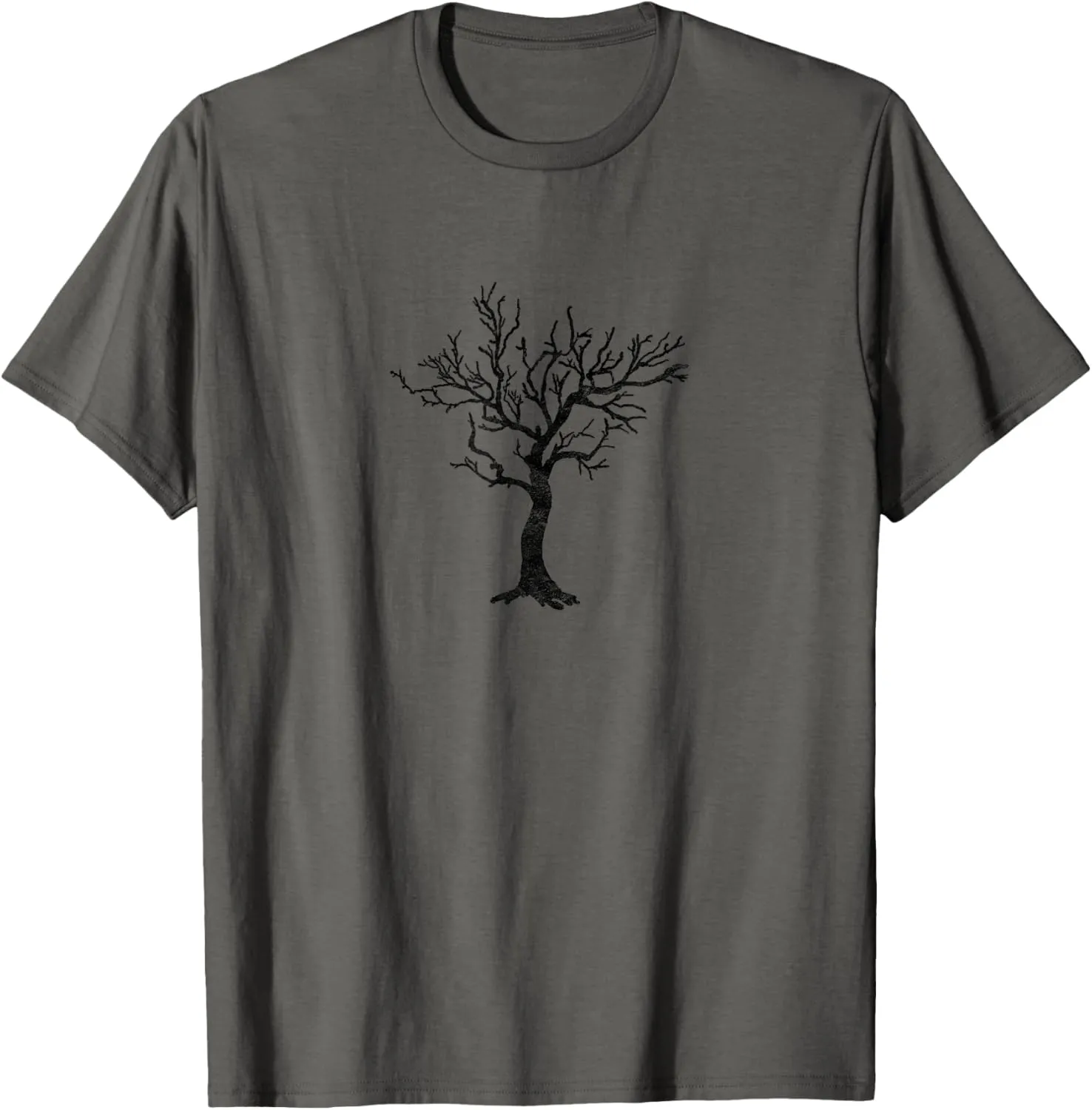 Minimalist Winter Tree Design Simple Graphic T-Shirt