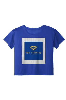 OP Ladies OPM INSIGNIA Draft Crop Tee