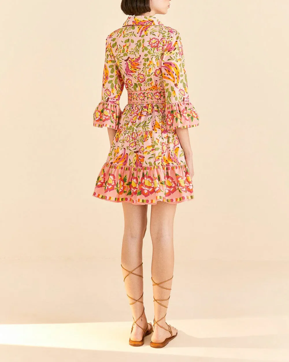 Painted Bananas Pink Mini Dress