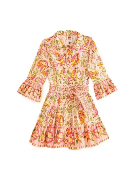 Painted Bananas Pink Mini Dress