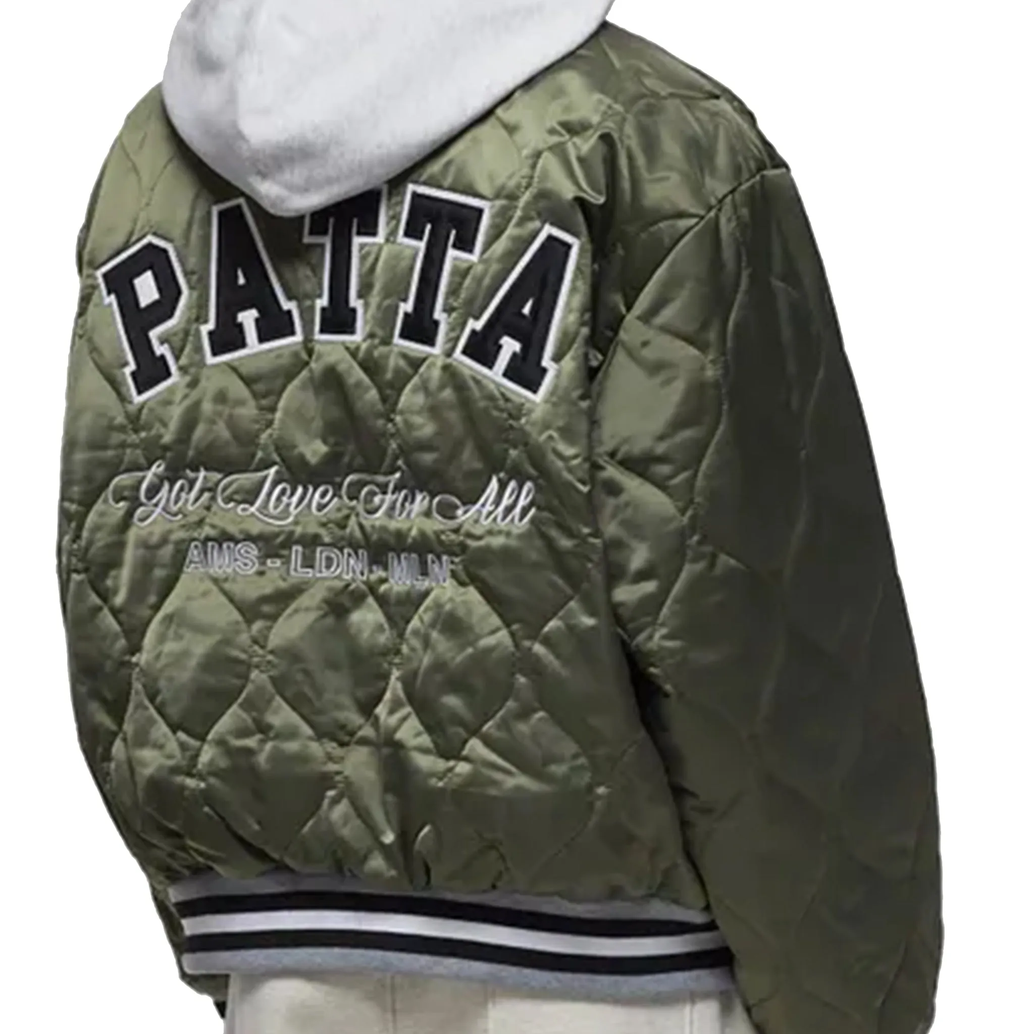 Patta Hooded Bomber Jacket Beetle