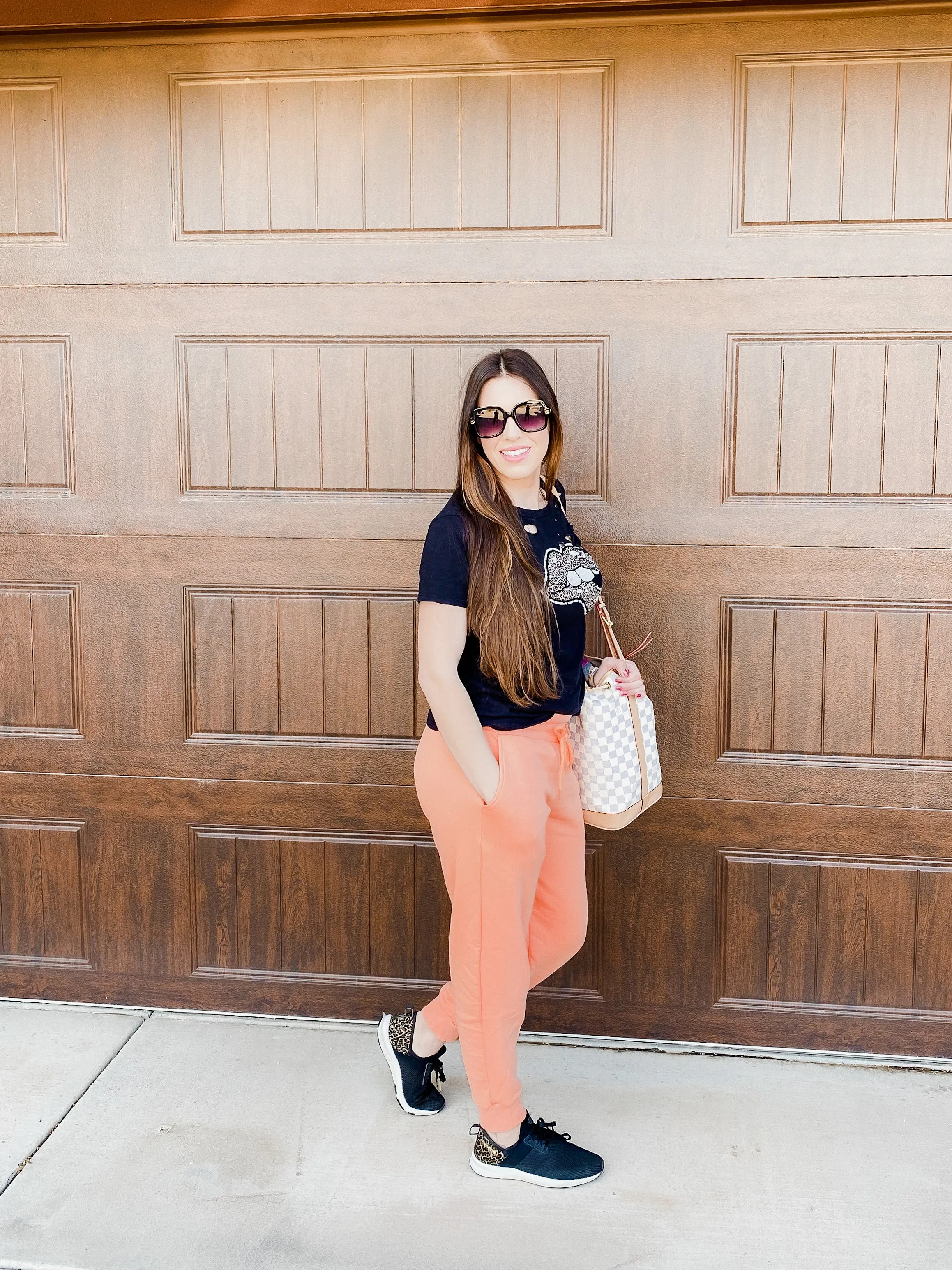 Peach Joggers