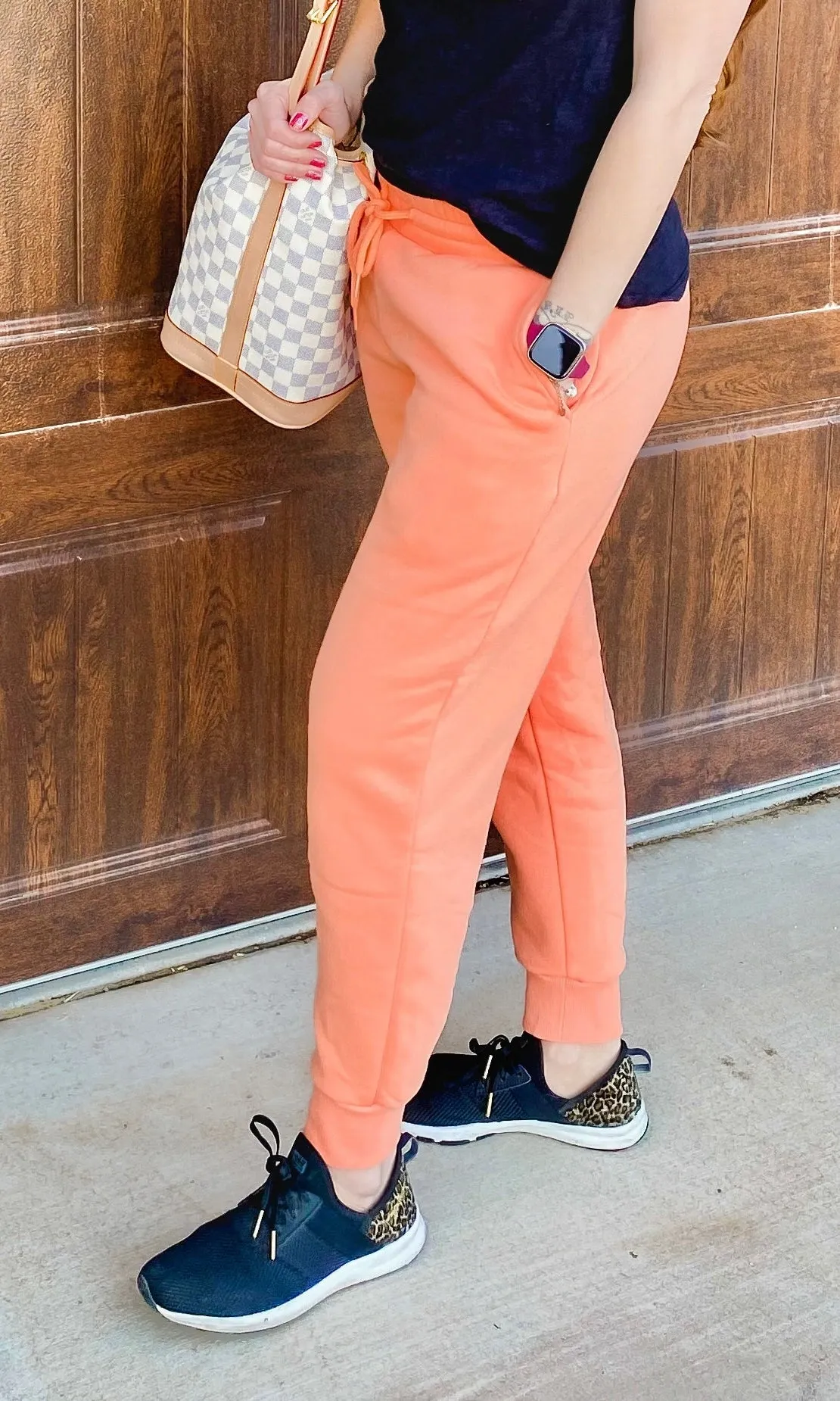 Peach Joggers