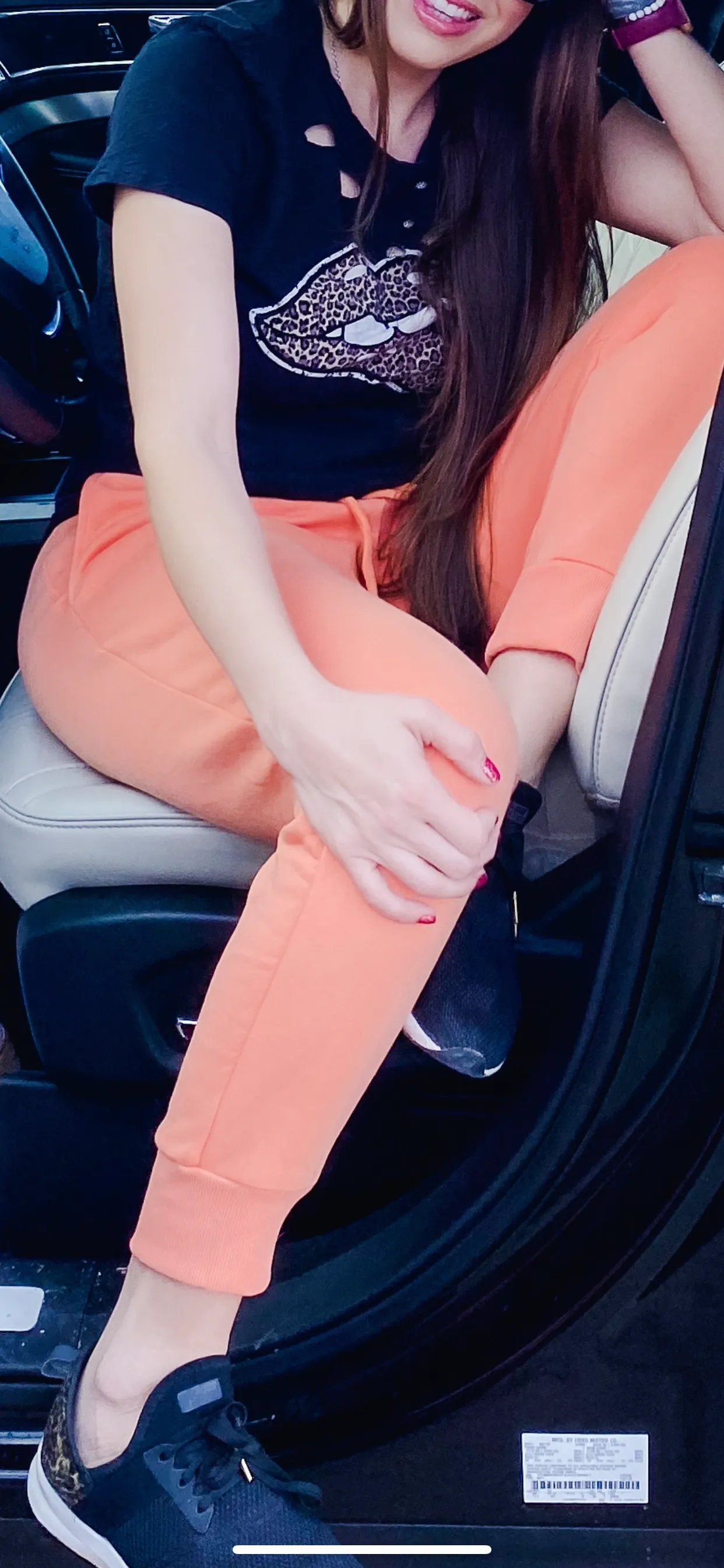 Peach Joggers