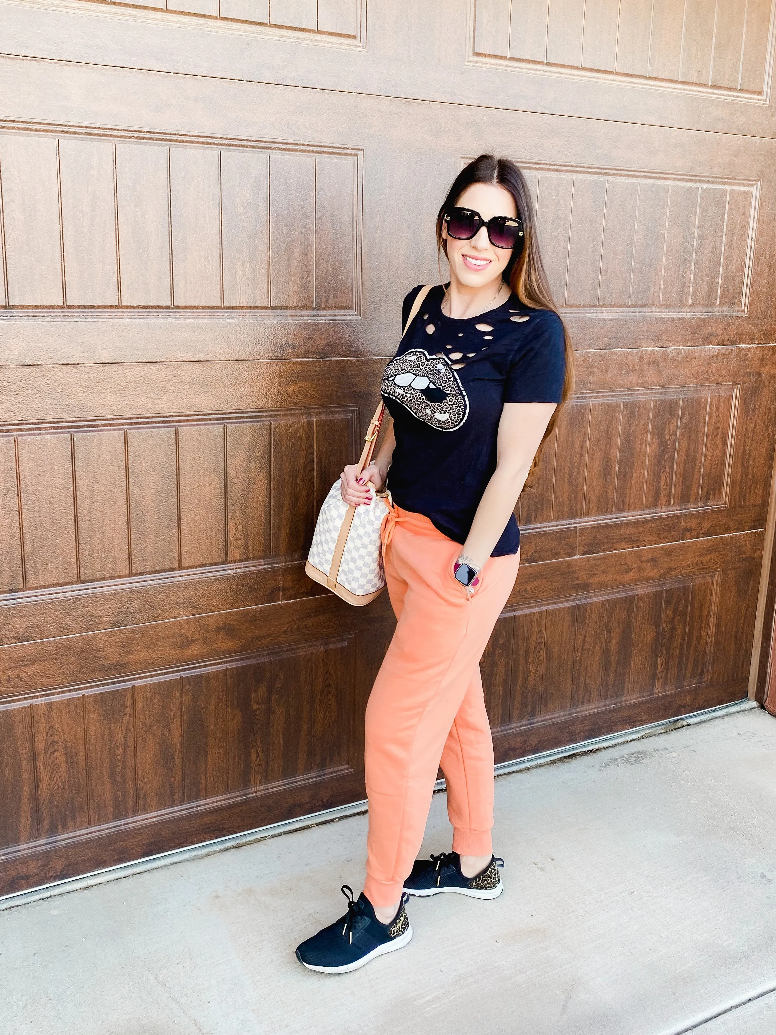 Peach Joggers