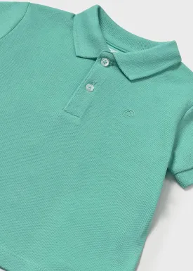 PRE-ORDER SS25 Mayoral Toddler Boys Basic Polo Top and Twill Chino Shorts Set