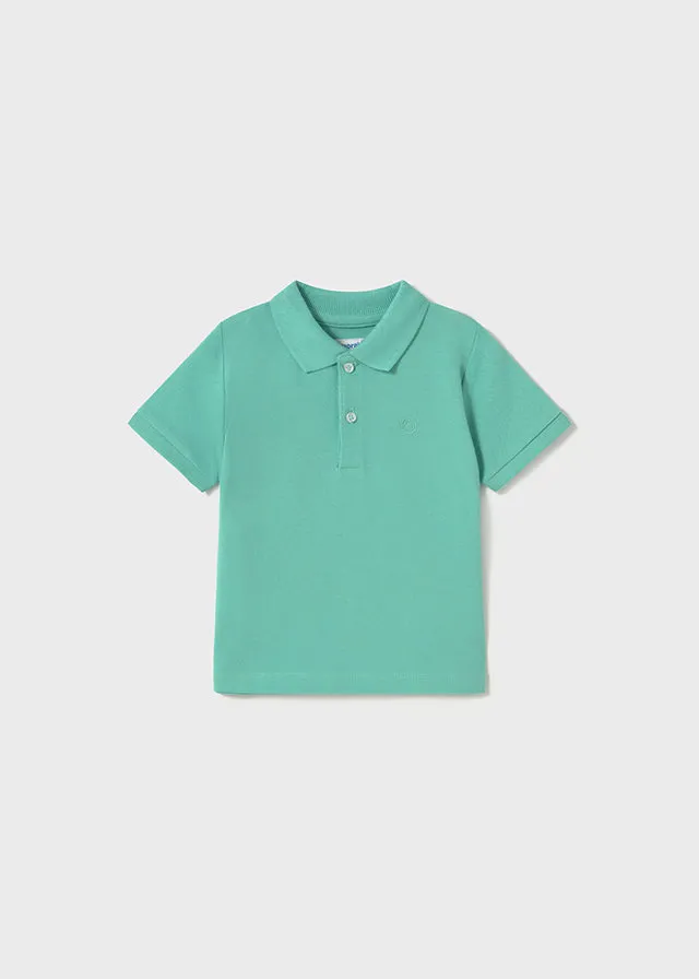 PRE-ORDER SS25 Mayoral Toddler Boys Basic Polo Top and Twill Chino Shorts Set