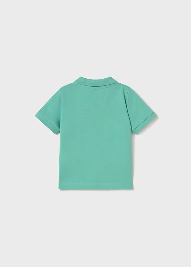 PRE-ORDER SS25 Mayoral Toddler Boys Basic Polo Top and Twill Chino Shorts Set
