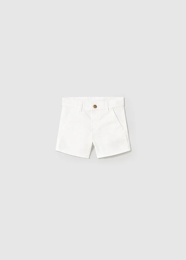 PRE-ORDER SS25 Mayoral Toddler Boys Basic Polo Top and Twill Chino Shorts Set