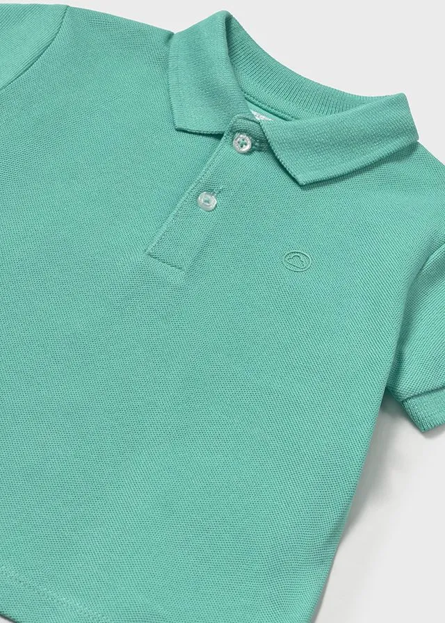 PRE-ORDER SS25 Mayoral Toddler Boys Basic Polo Top and Twill Chino Shorts Set