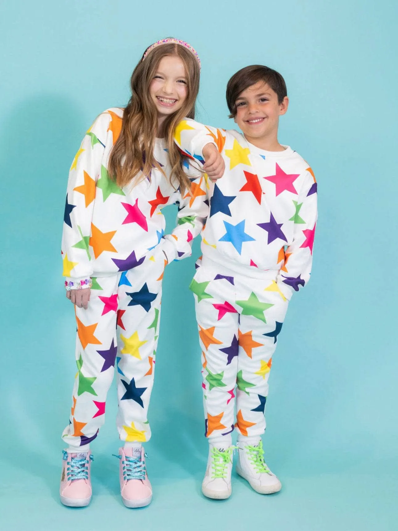 Rainbow Stars Jogger Set