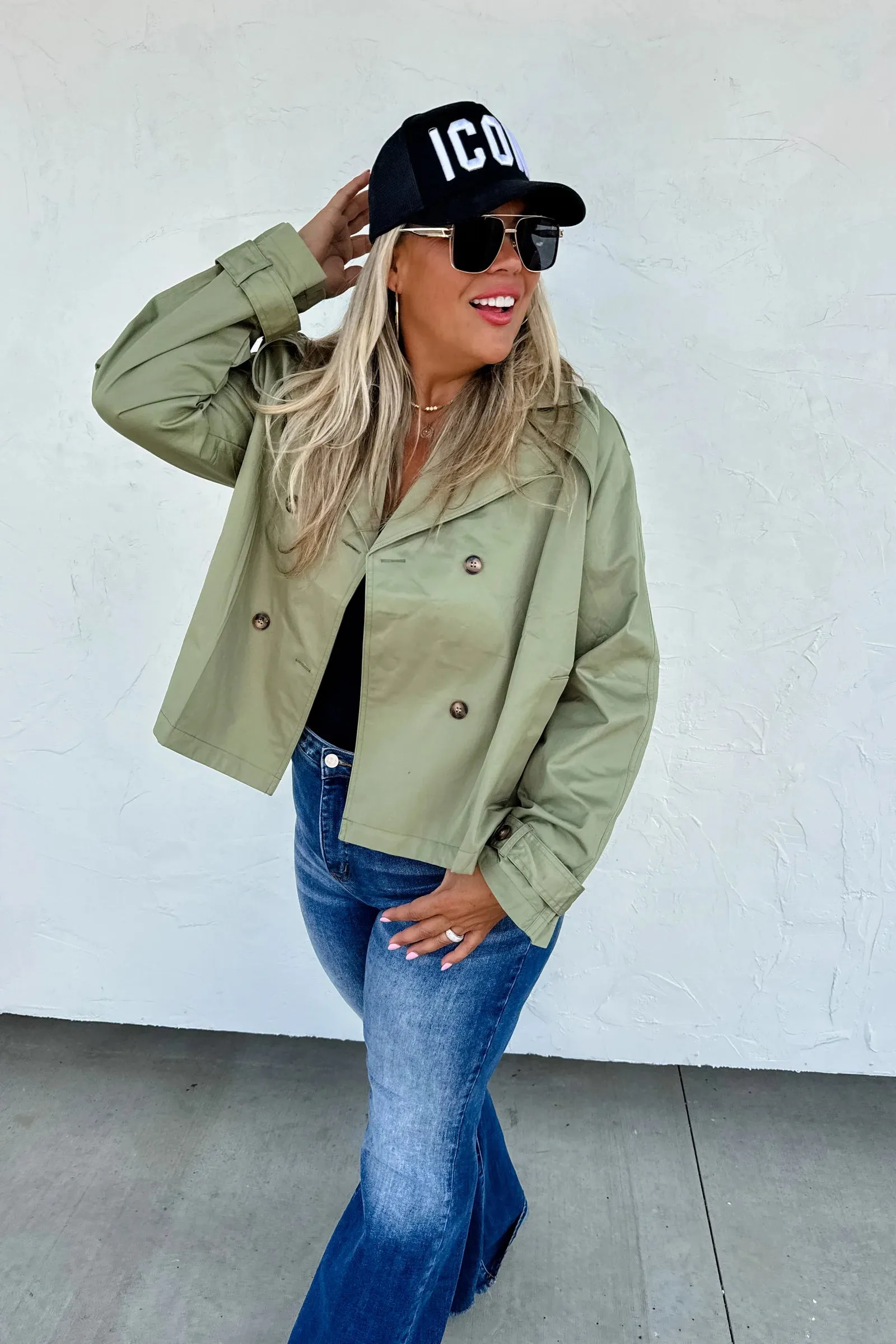 Rossi Crop Trench Coat