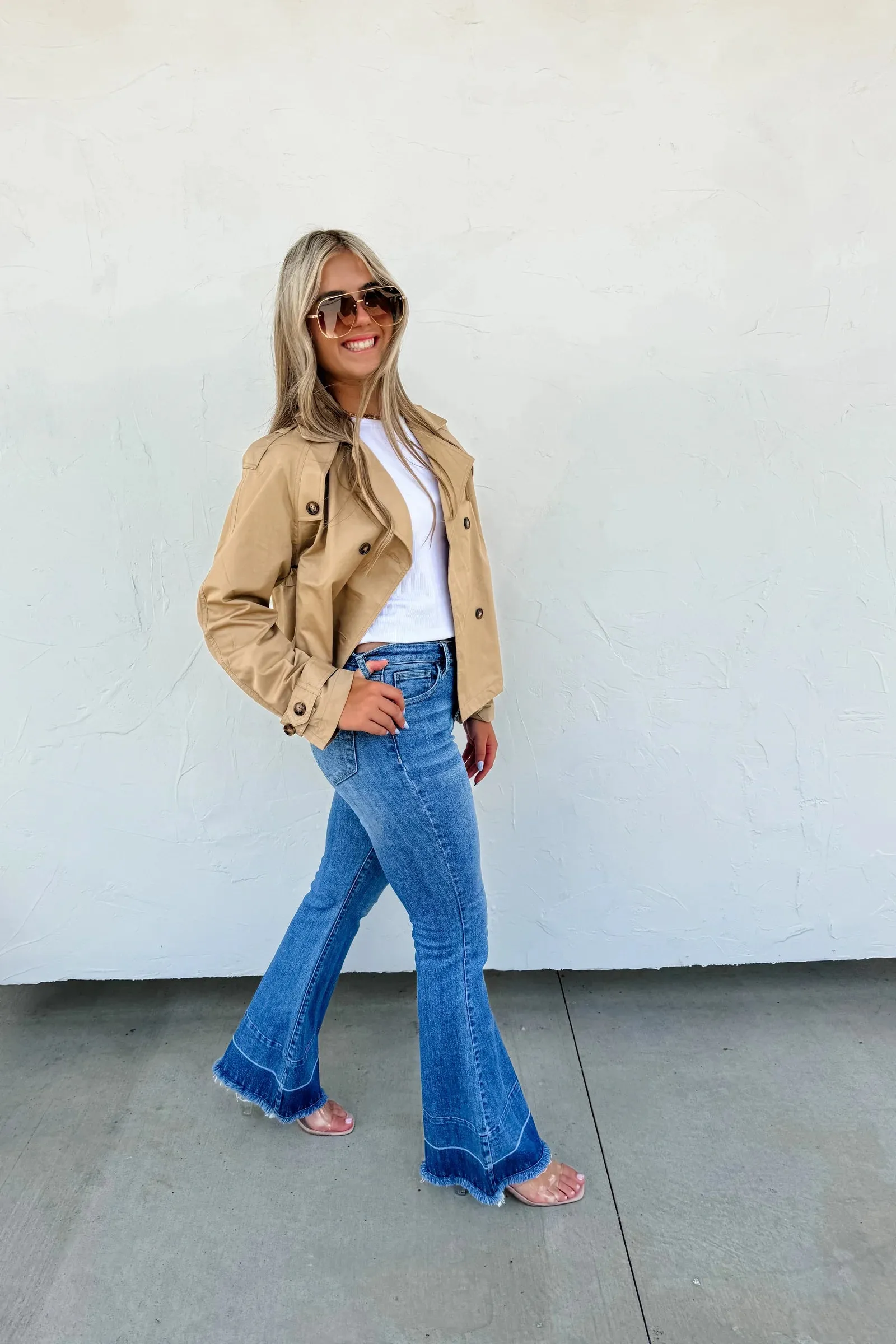 Rossi Crop Trench Coat