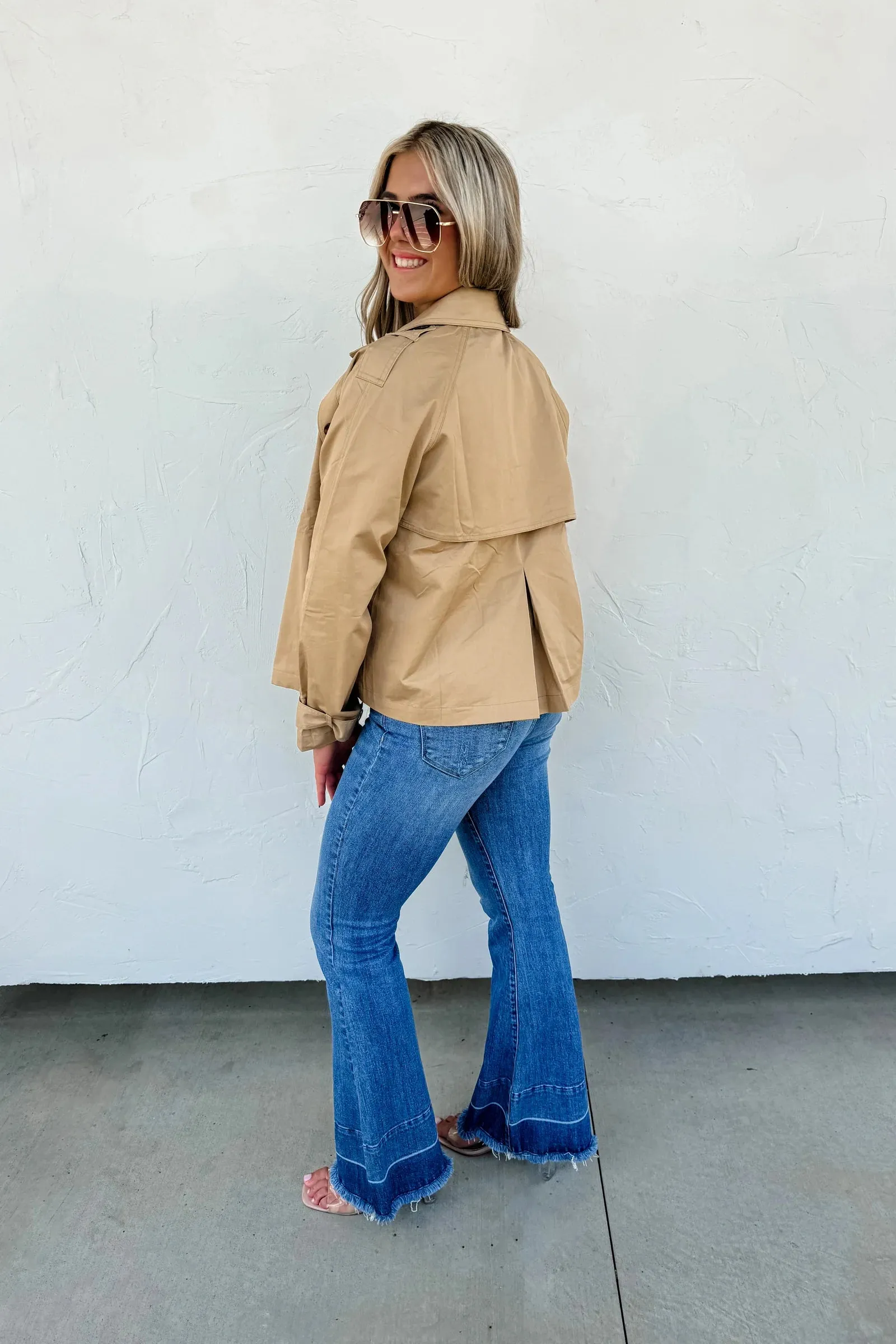 Rossi Crop Trench Coat