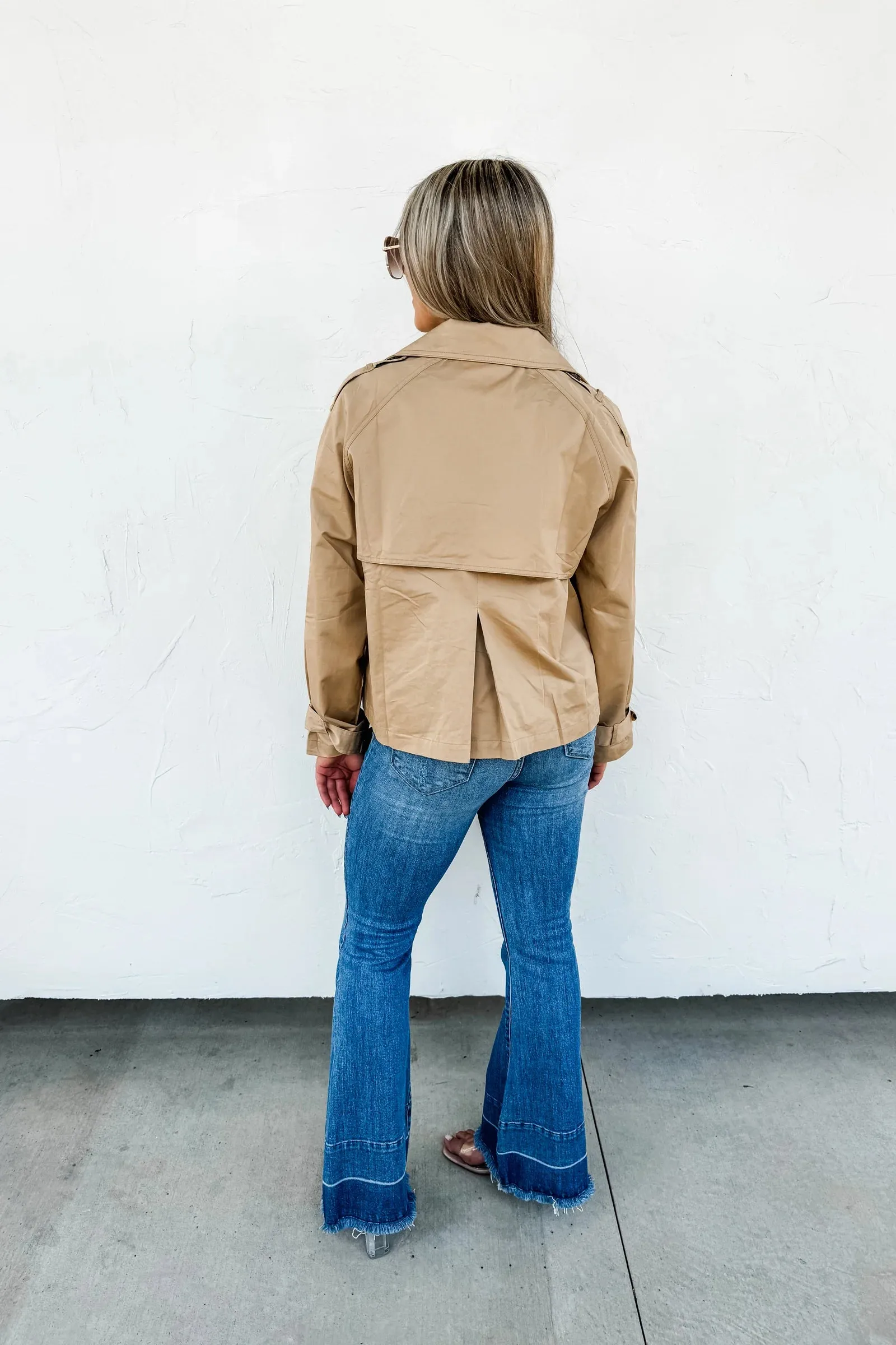 Rossi Crop Trench Coat