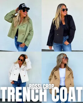 Rossi Crop Trench Coat