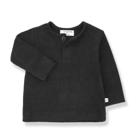 SANDAL henley t-shirt - anthracite